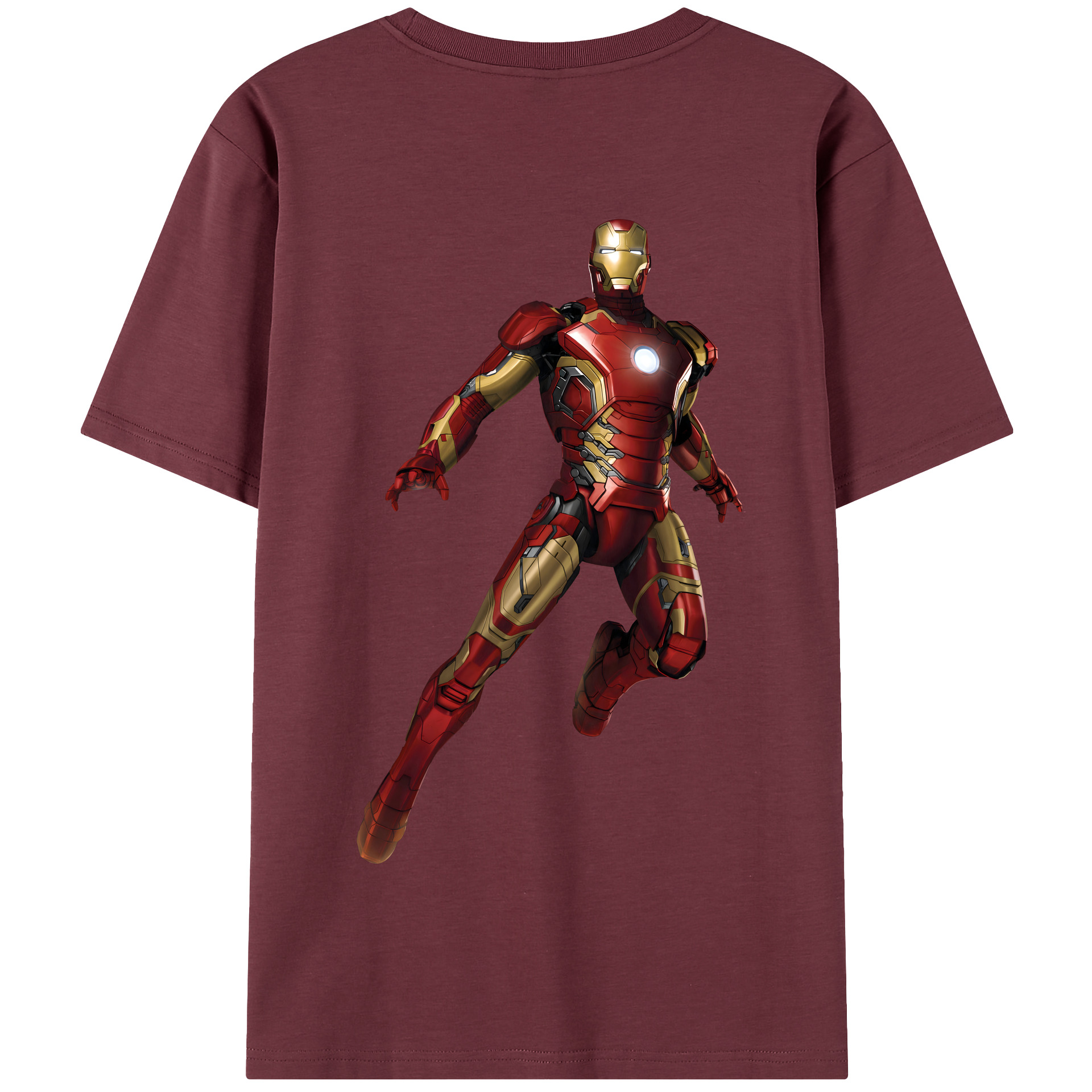 （画像用） アベンジャーズ The Avengers 綿100％半袖Tシャツ（背面プリント）